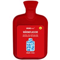 WUNDmed® 2 Liter Wärmflasche rot von WUNDmed®