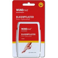 WUNDmed® Blasenpflaster Ferse transparent 6,8 x 4,3 cm, 3 St. von WUNDmed®