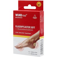 WUNDmed® Blasenpflaster SOFT & Druckstellenkissen 02-124 transparent, 4 St. von WUNDmed®