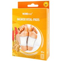 WUNDmed® Bambuspflaster Ingwer Vital-Pads weiß 6,0 x 8,0 cm, 10 St. von WUNDmed®