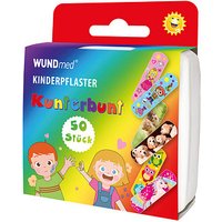 WUNDmed® Pflaster Kunterbunt bunt 1,9 x 6,3 cm, 50 St. von WUNDmed®