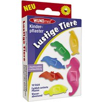 WUNDmed® Pflaster Lustige Tiere bunt 2,2 x 5,5 cm, 10 St. von WUNDmed®