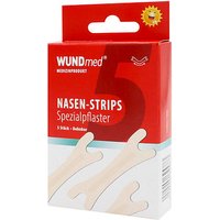 WUNDmed® Pflaster Nasen-Strips 02-095 beige 1,9 x 6,6 cm, 5 St. von WUNDmed®