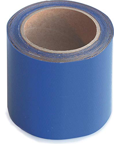 Wupsi PVC-Planen-Reparaturband - Klebeband zur Reparatur von Löchern & Rissen an LKW-Plane, Anhängerabdeckung, Markise & Zelt - 10 cm x 5 m, blau von WUPSI