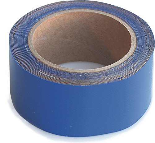 WUPSI PVC-Planen-Reparaturband - Klebeband zur Reparatur von Löchern & Rissen an LKW-Plane, Anhängerabdeckung, Markise & Zelt - Blau, 5 cm X 5 m von WUPSI