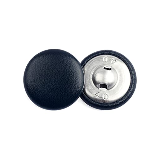 WUUKEPSG 11-32 Mm Lederknöpfe, Diy-Nähzubehör Für Windjacken, Mantelknöpfe, Sofaknöpfe, 20 Stück/Navy/11.5Mm von WUUKEPSG