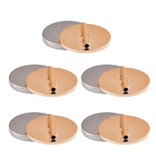 5 x multifunktionale magnetische Brosche Pin Konverter Namensschild Magnet Verschluss Verschluss Magnetische Metall Pin Brosche Konverter Brosche Konverter Magnet von WUURAA