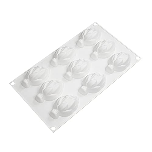 Silikonform mit 9 Mulden, Fondant, Mousse, Kuchen, Gebäck, Backen, Dekorieren, Ornamente, handgefertigte Seife von WWHJR