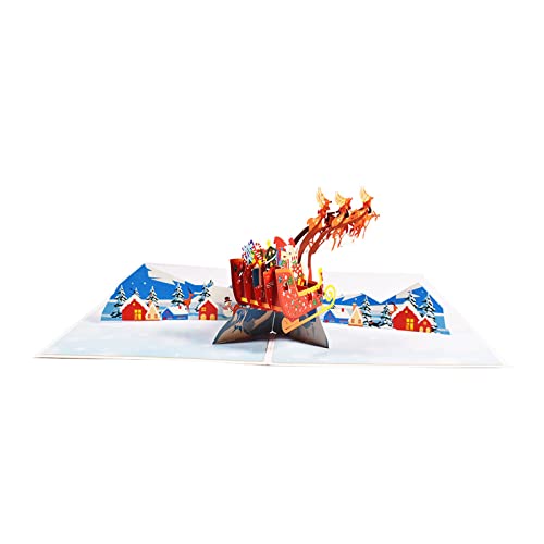 Weihnachtskarten mit Hirsch-Elchmotiv für den Weihnachtsmann, handgefertigte Grußkarten für Grußkarten, Weihnachtsfeiertage X Weihnachtskarten mit Hirsch-Elchmotiv für den Weihnachtsmann, handgefertigte Grußkarten für Grußkarten, Weihnachtsfeiertage X von WWHJR