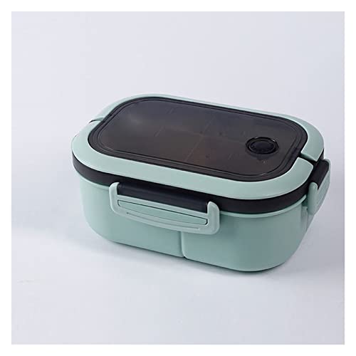 WWWASASA Lunchbox mit 2 Ebenen, Netzstoff, für Studenten, Büroangestellte, versiegelte Bento-Box, Outdoor, Picknick, Obst, Lebensmittelbehälter, Gürtel von WWWASASA