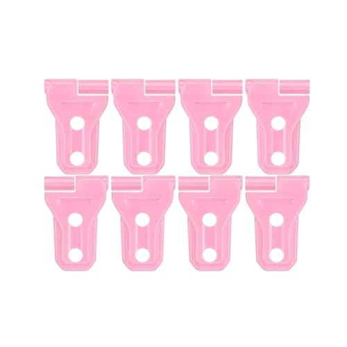 WXOSET Oberen Tür Scharnier Schutzhülle Trim Set for 4 Tür Auto Auto Zubehör ABS Außentür Scharnier Protector N84F(Pink) von WXOSET