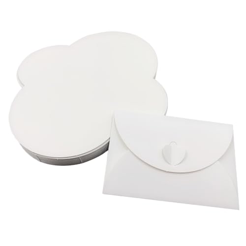 WYAN 50 Stück Mini Herz Briefumschläge,Kraftpapier-Liebesschnallenumschläge,Kraftpapier Umschläge, für Diy Weihnachtsgeschenkkarten Einladungen Dankeskarten(Beige) von WYAN