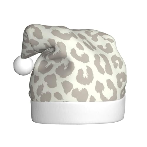 WYCZHY Weihnachtsmütze mit Leopardenmuster, Weihnachtsmannmütze, Urlaub für Erwachsene, Männer, Frauen, Weihnachtsmütze für Neujahr, festliche Party WYCZHY Weihnachtsmütze mit Leopardenmuster, Weihnachtsmannmütze, Urlaub für Erwachsene, Männer, Frauen, Weihnachtsmütze für Neujahr, festliche Party von WYCZHY