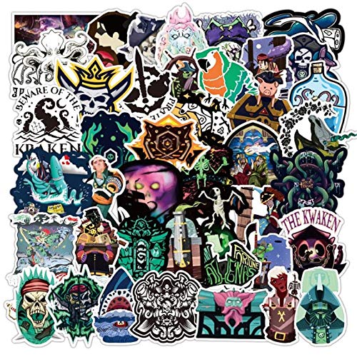 WYDML Spiel Laptop Skateboard Gitarre Wasserdichter Koffer Doodle Sticker Großhandel 50St von WYDML