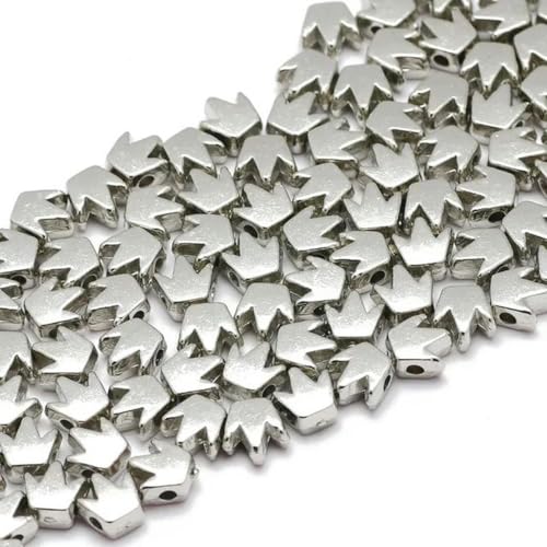 100–600 Stück Rocailles-Perlen, lose Acryl-Abstandsperlen zur Schmuckherstellung, DIY, handgefertigte Schmuckperlen, Halskettenzubehör, B09401, 5 x 6 mm, 100 Stück von WYLZBA