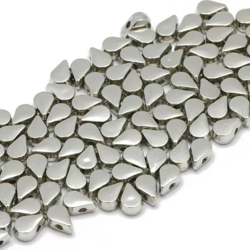 100–600 Stück Rocailles-Perlen, lose Acryl-Abstandsperlen zur Schmuckherstellung, DIY, handgefertigte Schmuckperlen, Halskettenzubehör, B09404, 4 x 6 mm, 400 Stück von WYLZBA