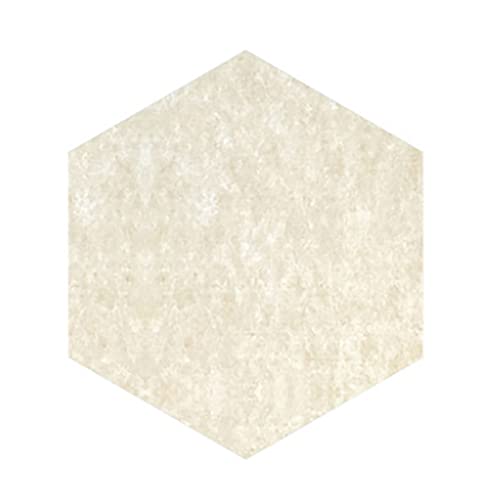 WYLZLKX Hexagon Filztafel Selbstklebend Memoboard Bohren Geschirr Filzmatte Filz für Home Office Wand Hellbeige von WYLZLKX