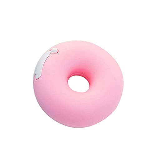 WYLZLKX Klebebandabroller mit Klebeband in Herzform, unsichtbarer Klebebandschneider, tragbarer Rollenbandhalter für rosa Donut von WYLZLKX