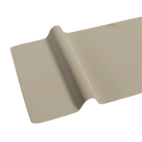 WYLZLKX WBANGIAO Leder-Tischmatte, wasserdicht, ölbeständig, waschbar, hochtemperaturbeständig, Tischläufer für Esszimmer, Khaki, 40 x 100 cm von WYLZLKX