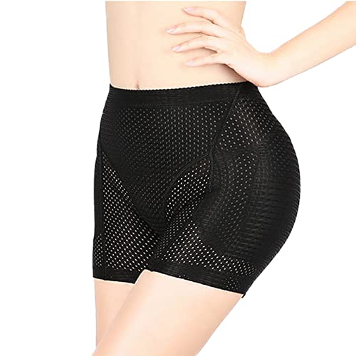 WYRMB Po-Lifter für Damen, atmungsaktive und Bequeme Hüftformungshose aus Netzstoff, gepolsterter, elastischer Kompressionsformer für eine perfekte Kurve, Schwarz, XXL.Black-XX von WYRMB