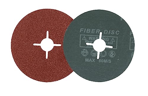 Schleifscheiben Fiberscheiben für Flex Winkelschleifer Holz Metall 125mm Fieberschleifscheiben bitte in der Auswahlliste die Körnung und die Stückzahl auswählen (12 St. K40) von WZ-Gatze