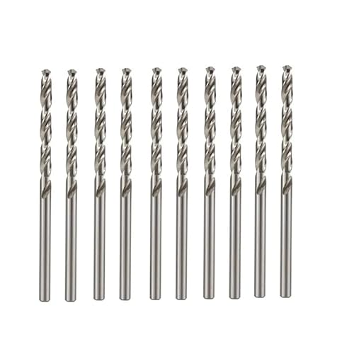 WZFC 10-teiliges HSS-Spiralbohrer-Set Für Drehwerkzeug, Gerader Schaft, Mini-Bohrer-Set, Handwerkzeuge, Holzwerkzeuge,10 Stück 0,9 Mm von WZFC