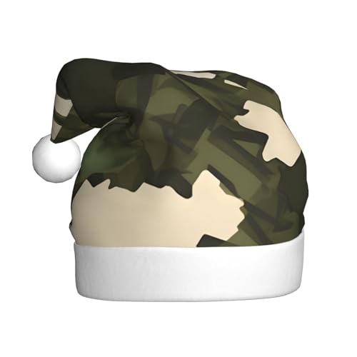 WZYWHJ Weihnachtsmütze für Erwachsene – Ornament-Stirnband für Feiertage, Partys und Kostümveranstaltungen, Armee-Camouflage-Drucke WZYWHJ Weihnachtsmütze für Erwachsene – Ornament-Stirnband für Feiertage, Partys und Kostümveranstaltungen, Armee-Camouflage-Drucke von WZYWHJ