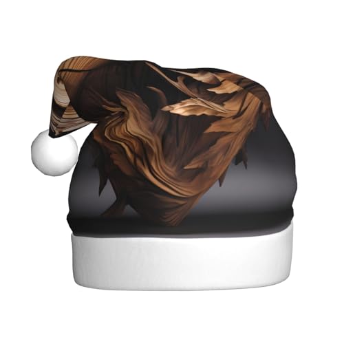 WZYWHJ Weihnachtsmütze für Erwachsene – Ornament-Stirnband für Feiertage, Partys und Kostümveranstaltungen, Holzherzdrucke WZYWHJ Weihnachtsmütze für Erwachsene – Ornament-Stirnband für Feiertage, Partys und Kostümveranstaltungen, Holzherzdrucke von WZYWHJ