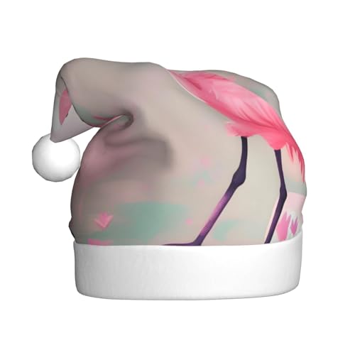 WZYWHJ Weihnachtsmütze für Erwachsene – Ornament-Stirnband für Feiertage, Partys und Kostümveranstaltungen, Liebesflamingo-Drucke WZYWHJ Weihnachtsmütze für Erwachsene – Ornament-Stirnband für Feiertage, Partys und Kostümveranstaltungen, Liebesflamingo-Drucke von WZYWHJ