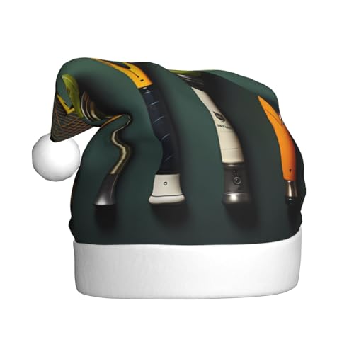 WZYWHJ Weihnachtsmütze für Erwachsene – Ornament-Stirnband für Feiertage, Partys und Kostümveranstaltungen, Tennisbälle und Schläger WZYWHJ Weihnachtsmütze für Erwachsene – Ornament-Stirnband für Feiertage, Partys und Kostümveranstaltungen, Tennisbälle und Schläger von WZYWHJ