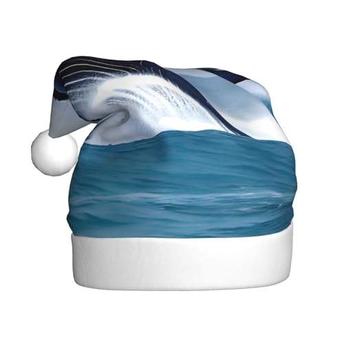 WZYWHJ Weihnachtsmütze für Erwachsene – Ornament-Stirnband für Feiertage, Partys und Kostümveranstaltungen, Wale auf See WZYWHJ Weihnachtsmütze für Erwachsene – Ornament-Stirnband für Feiertage, Partys und Kostümveranstaltungen, Wale auf See von WZYWHJ