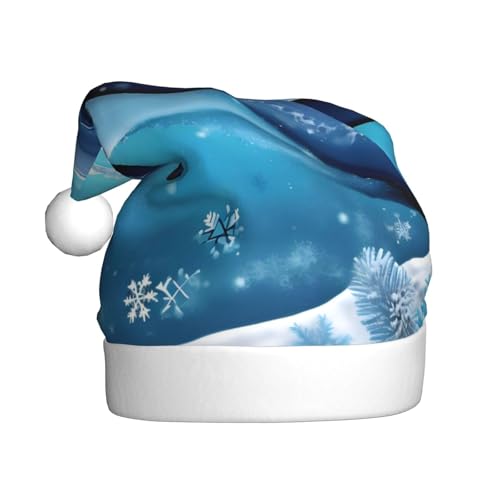 WZYWHJ Weihnachtsmütze für Erwachsene – Ornament-Stirnband für Feiertage, Partys und Kostümveranstaltungen, Winter, Delfin-Drucke WZYWHJ Weihnachtsmütze für Erwachsene – Ornament-Stirnband für Feiertage, Partys und Kostümveranstaltungen, Winter, Delfin-Drucke von WZYWHJ
