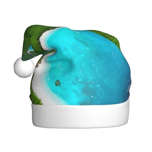 WZYWHJ Weihnachtsmütze für Erwachsene – Ornament-Stirnband für Feiertage, Partys und Kostümveranstaltungen, eine Insel im Ozean WZYWHJ Weihnachtsmütze für Erwachsene – Ornament-Stirnband für Feiertage, Partys und Kostümveranstaltungen, eine Insel im Ozean von WZYWHJ