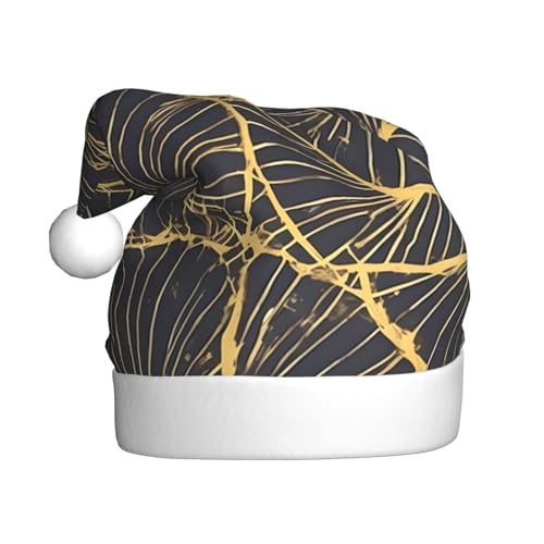 WZYWHJ Weihnachtsmütze für Erwachsene – Ornament-Stirnband für Feiertage, Partys und Kostümveranstaltungen, goldene Blatt-Drucke WZYWHJ Weihnachtsmütze für Erwachsene – Ornament-Stirnband für Feiertage, Partys und Kostümveranstaltungen, goldene Blatt-Drucke von WZYWHJ