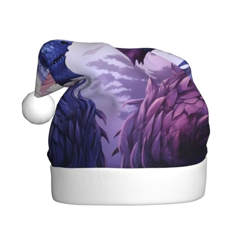 WZYWHJ Weihnachtsmütze für Erwachsene – Ornament-Stirnband für Feiertage, Partys und Kostümveranstaltungen, lila und drahtige Drachen WZYWHJ Weihnachtsmütze für Erwachsene – Ornament-Stirnband für Feiertage, Partys und Kostümveranstaltungen, lila und drahtige Drachen von WZYWHJ