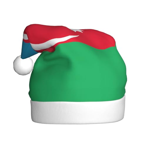WZYWHJ Weihnachtsmütze für Erwachsene – Ornament-Stirnband für Feiertagspartys und Kostümveranstaltungen, Flagge von Aserbaidschan WZYWHJ Weihnachtsmütze für Erwachsene – Ornament-Stirnband für Feiertagspartys und Kostümveranstaltungen, Flagge von Aserbaidschan von WZYWHJ