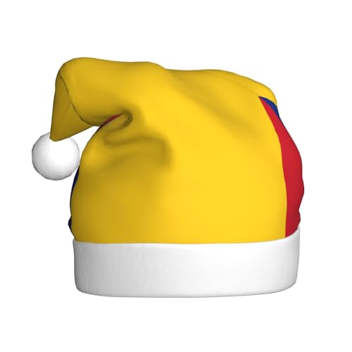 WZYWHJ Weihnachtsmütze für Erwachsene – Ornament-Stirnband für Feiertagspartys und Kostümveranstaltungen, Flagge von Rumänien WZYWHJ Weihnachtsmütze für Erwachsene – Ornament-Stirnband für Feiertagspartys und Kostümveranstaltungen, Flagge von Rumänien von WZYWHJ