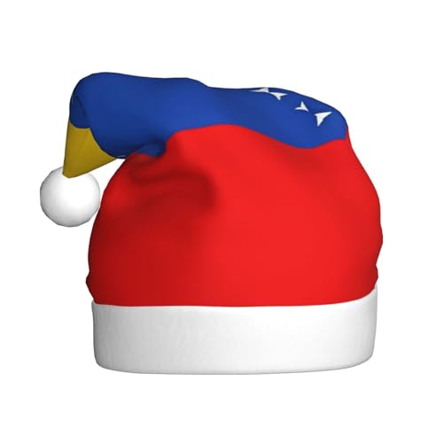 WZYWHJ Weihnachtsmütze für Erwachsene – Ornament-Stirnband für Feiertagspartys und Kostümveranstaltungen, Flagge von Venezuela WZYWHJ Weihnachtsmütze für Erwachsene – Ornament-Stirnband für Feiertagspartys und Kostümveranstaltungen, Flagge von Venezuela von WZYWHJ