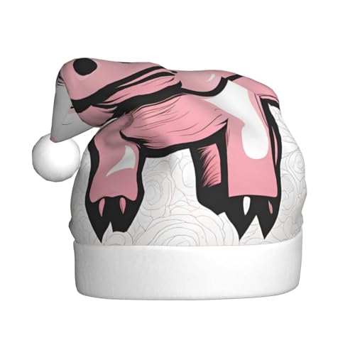 WZYWHJ Weihnachtsmütze für Erwachsene – Ornament-Stirnband für Feiertagspartys und Kostümveranstaltungen, Schweine-Hintergrunddrucke WZYWHJ Weihnachtsmütze für Erwachsene – Ornament-Stirnband für Feiertagspartys und Kostümveranstaltungen, Schweine-Hintergrunddrucke von WZYWHJ