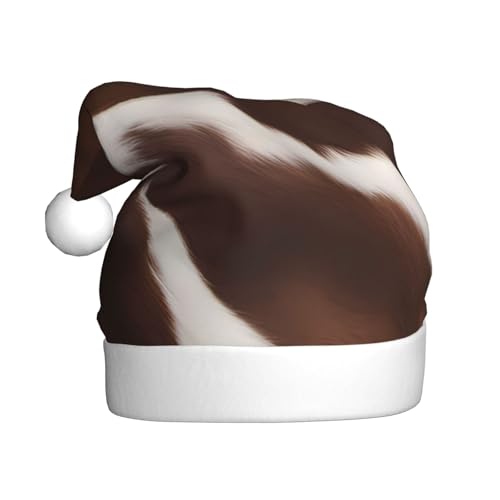 WZYWHJ Weihnachtsmütze für Erwachsene – Ornament-Stirnband für Feiertagspartys und Kostümveranstaltungen, braunes Rindslederdruck WZYWHJ Weihnachtsmütze für Erwachsene – Ornament-Stirnband für Feiertagspartys und Kostümveranstaltungen, braunes Rindslederdruck von WZYWHJ