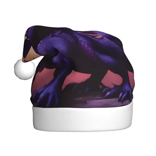 WZYWHJ Weihnachtsmütze für Erwachsene – Ornament-Stirnband für Feiertagspartys und Kostümveranstaltungen, lila und drahtige Drachen WZYWHJ Weihnachtsmütze für Erwachsene – Ornament-Stirnband für Feiertagspartys und Kostümveranstaltungen, lila und drahtige Drachen von WZYWHJ