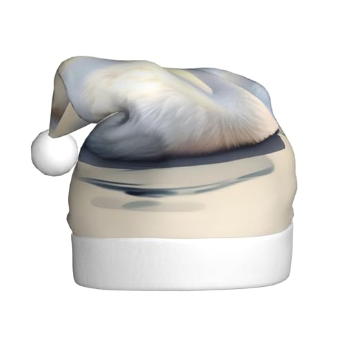 WZYWHJ Weihnachtsmütze für Erwachsene – Ornament-Stirnband für Feiertagspartys und Kostümveranstaltungen, niedlicher kleiner Schwanen-Druck WZYWHJ Weihnachtsmütze für Erwachsene – Ornament-Stirnband für Feiertagspartys und Kostümveranstaltungen, niedlicher kleiner Schwanen-Druck von WZYWHJ