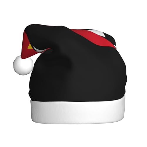 WZYWHJ Weihnachtsmütze für Erwachsene für Urlaub und Weihnachtsfeiern, jährliche Zeremonien, Flagge von Papua-Neuguinea von WZYWHJ