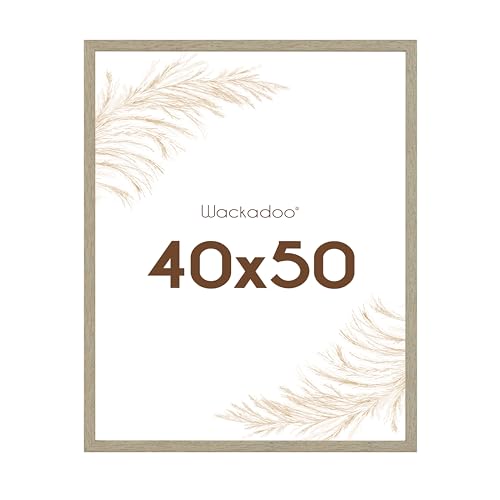 Wackadoo Bilderrahmen 40x50 Eiche Fotowand Fotorahmen mit Glasscheibe FSC Holz Picture frame von Wackadoo