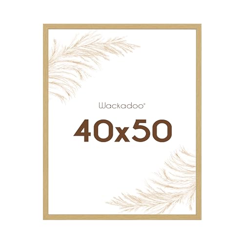 Wackadoo Bilderrahmen 40x50 Natur Fotowand Fotorahmen mit Glasscheibe FSC Holz Picture frame von Wackadoo