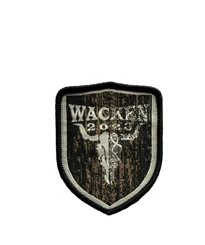 Wacken Open Air - Patch Festival 2023 - Aufnäher für Kutte und Weste, gelb, zum aufbügeln für Metal und Festival Fans von Wacken Open Air