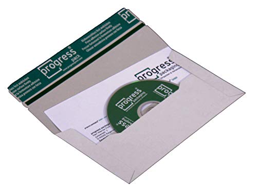 Progress PP C06.01 Vollpappe CD-Mailer DIN DL 218 x 122 mm (Innenmaß) weiß QUER+ Fenster ** Verpackungseinheit: 100 Stück ** von Wagener-Verpackung.de