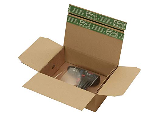 Progress PX FT1.28.20.10 Fixtray PREMIUM Wellpappe 280 x 205 x -100 mm (Innenmaß) braun ** Verpackungseinheit: 20 Stück ** von Wagener-Verpackung.de