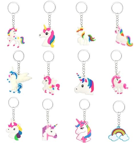 WahYikHo 12 Unicorn Keychains von WahYikHo