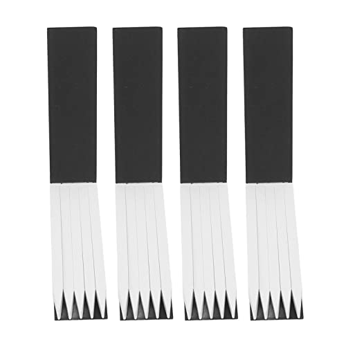 Einweg-Parfüm-Teststreifen, 400 Stück, Papierduft-Teststreifen, weiße Duftstreifen für ätherisches Parfümöl, 0,8 x 13 cm mit Deckel (schwarz) von Wakects